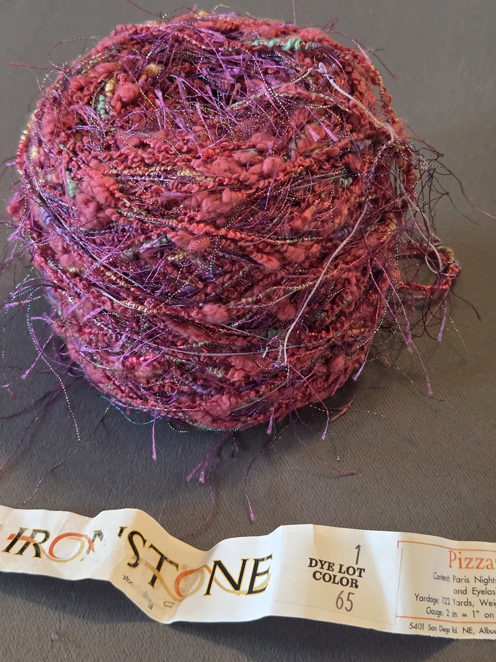 Vintage Ironstone Pizzazz Art Yarn